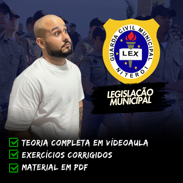 Legislação Municipal de Niterói  - Curso completo